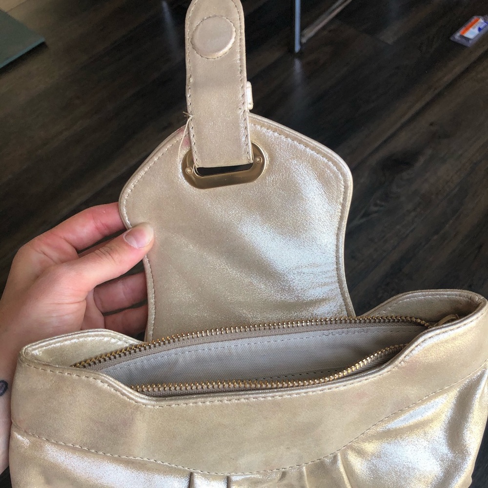 Botkier gold/champagne clutch purse - Picture 4 of 8